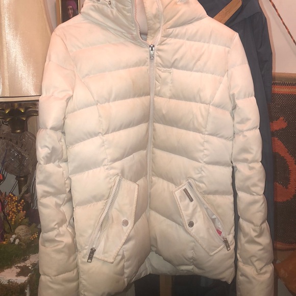 william rast down puffer bomber jacket